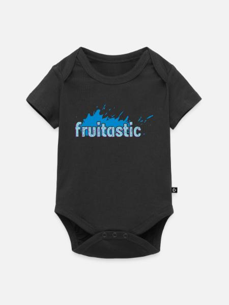 fruitastic claim fresh splash blue - Baby Premium Kurzarmbody - Schwarz