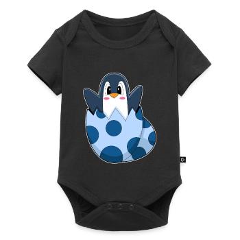 Penguin Egg - Baby Premium short-sleeve bodysuit - black - Front