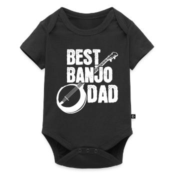 Père Banjo - Body à manches courtes Premium Bébé - noir - Devant