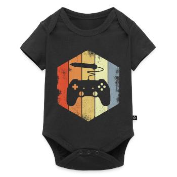 Game Artist - Baby Premium Kurzarmbody - Schwarz - Vorne