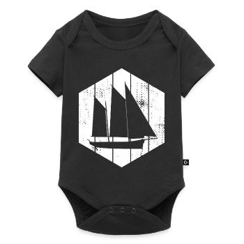 Voilier - Body à manches courtes Premium Bébé - noir - Devant