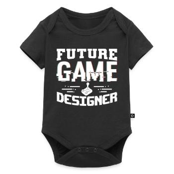 Game Designer Boy - Baby Premium short-sleeve bodysuit - black - Front