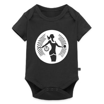 Volleyball player - Baby Premium short-sleeve bodysuit - black - Front