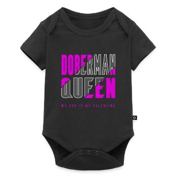 Reine Doberman - Body à manches courtes Premium Bébé - noir - Devant