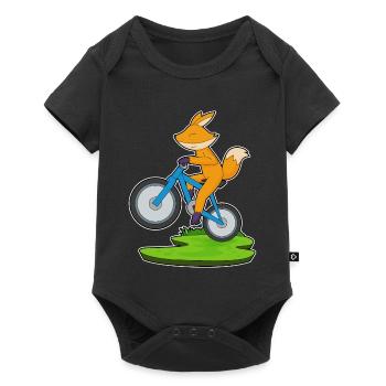 Fuchs Bicycle - Baby Premium short-sleeve bodysuit - black - Front