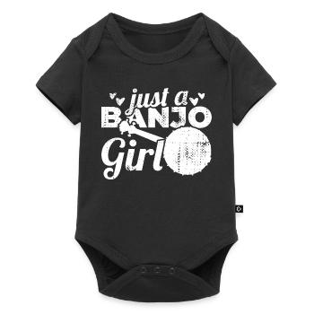 Juste une fille de banjo - Body à manches courtes Premium Bébé - noir - Devant