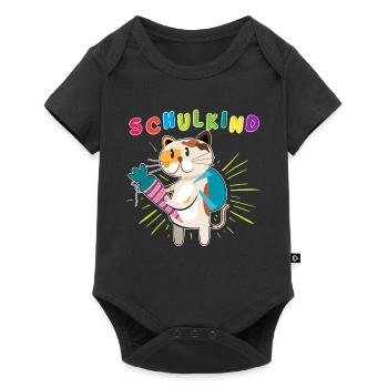 Schulstart 2023 - Design für Deinen ABC-Schützen - Baby Premium Kurzarmbody - Schwarz - Vorne