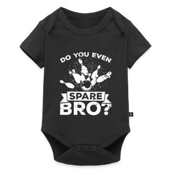 Funny bowling saying - Baby Premium short-sleeve bodysuit - black - Front