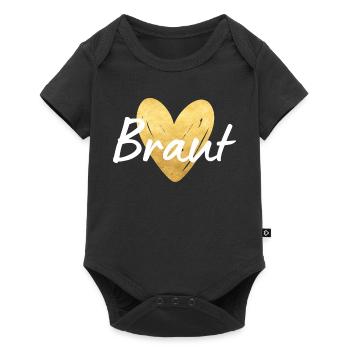 Braut Jungesellinnenabschied - Baby Premium Kurzarmbody - Schwarz - Vorne