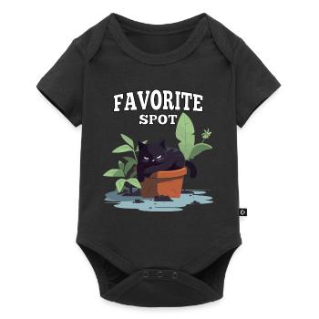 Stomping ground - Baby Premium short-sleeve bodysuit - black - Front