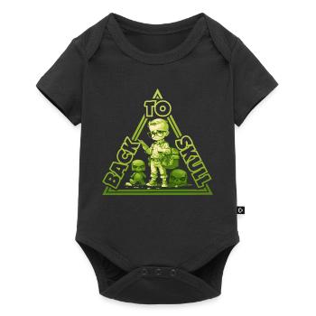Back to school - green - Baby Premium short-sleeve bodysuit - black - Front
