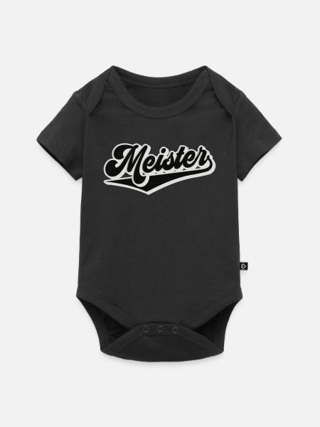 Meister | Farben änderbar - Baby Premium Kurzarmbody - Schwarz