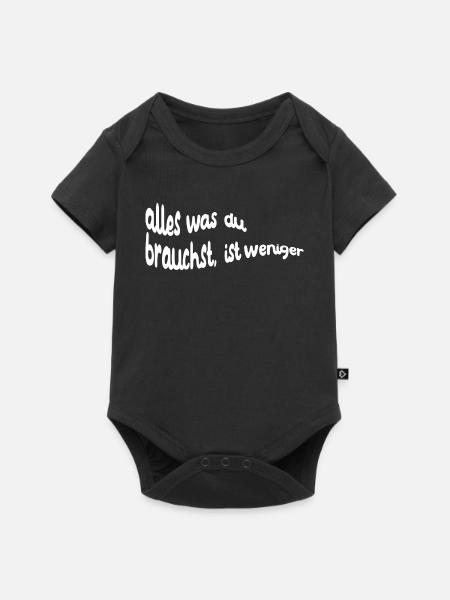 Umwelt Erde Mutter Natur Naturschutz Statement - Baby Premium Kurzarmbody - Schwarz