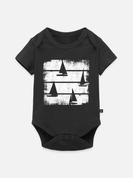 Segelschiffe - Baby Premium Kurzarmbody - Schwarz