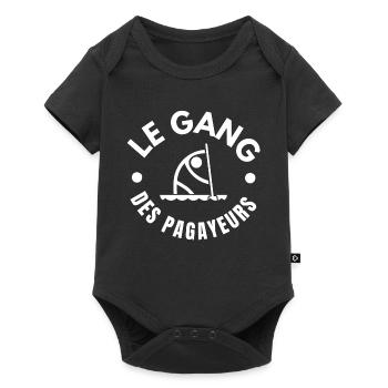 paddle, fan de paddle, pagayeur, stand up - Body à manches courtes Premium Bébé - noir - Devant