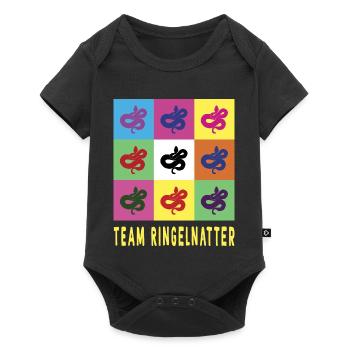 Team grass snake - Baby Premium short-sleeve bodysuit - black - Front