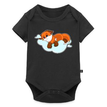 Nuages de renard - Body à manches courtes Premium Bébé - noir - Devant