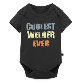 Soudeur cool - Body à manches courtes Premium Bébé - noir - Devant
