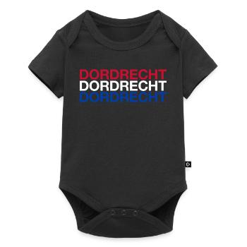 DORDRECHT Pays-Bas Niederlande Flgge - Body à manches courtes Premium Bébé - noir - Devant