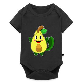 Avocat de chat - Body à manches courtes Premium Bébé - noir - Devant
