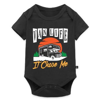 Van Life I Chose Me Campervan - Baby Premium short-sleeve bodysuit - black - Front