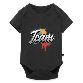 Team - Baby Premium short-sleeve bodysuit - black - Front