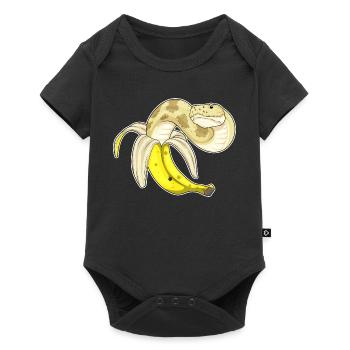 Snake Banane - Body à manches courtes Premium Bébé - noir - Devant