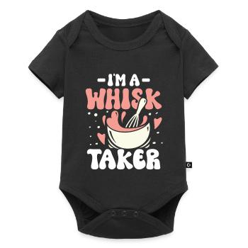I m a whisk taker - Baby Premium Kurzarmbody - Schwarz - Vorne