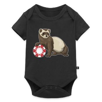 Ferret Poker Jetons de Poker - Body à manches courtes Premium Bébé - noir - Devant
