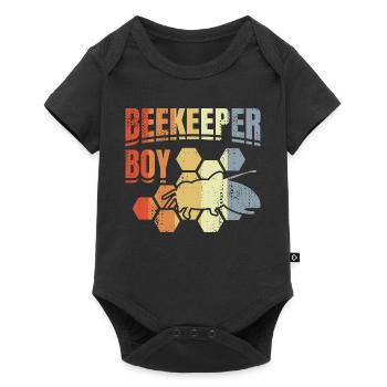 Drôle d’apiculteur - Body à manches courtes Premium Bébé - noir - Devant
