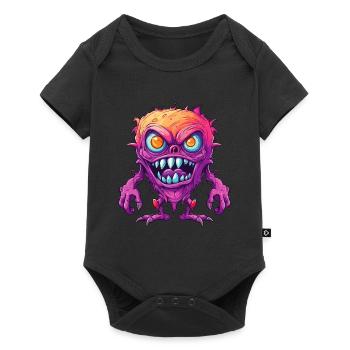 Halloween Monster Zombie Effrayant Costume d’horreur - Body à manches courtes Premium Bébé - noir - Devant