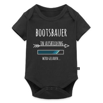 Bootsbauer Boote Ausbildung Beruf - Baby Premium Kurzarmbody - Schwarz - Vorne