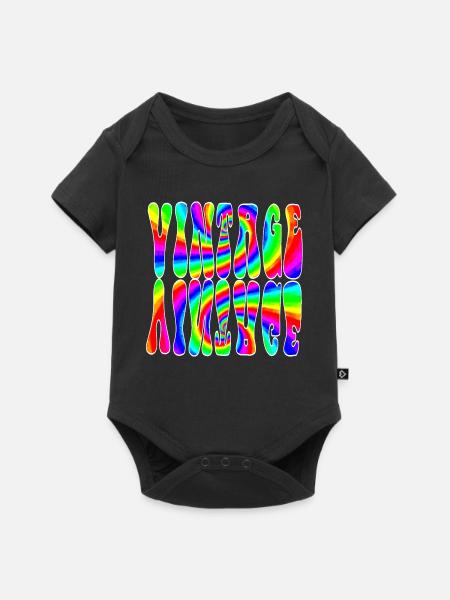 WEINLESE - Baby Premium Kurzarmbody - Schwarz