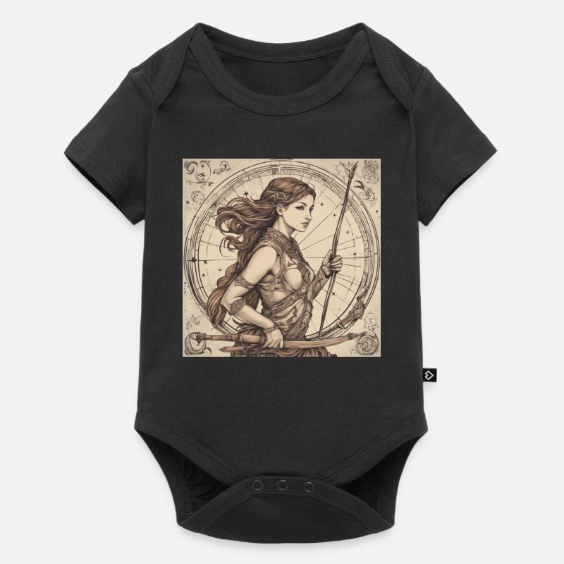 Zodiaque Sagittaire - Body à manches courtes Premium Bébé - noir