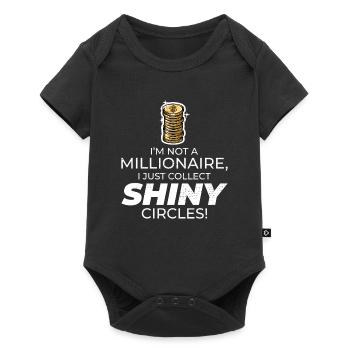 Coin Collecting Collector Numismatic Numismatist - Baby Premium short-sleeve bodysuit - black - Front