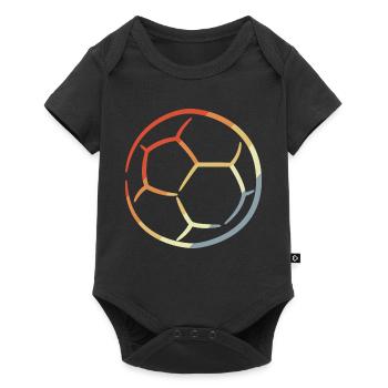 Ballon de handball vintage - Body à manches courtes Premium Bébé - noir - Devant