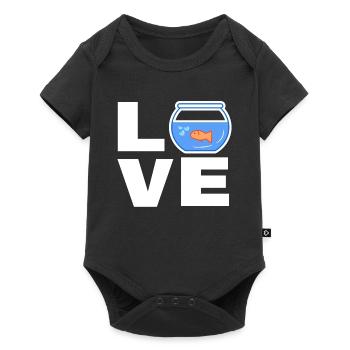 Pets Goldfish Saying Stuffed Animal Aquarium - Baby Premium short-sleeve bodysuit - black - Front