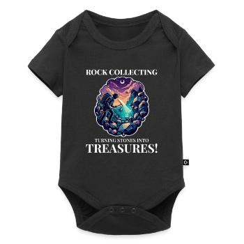 Rock Collecting Collector Geology Fossil Collector - Baby Premium short-sleeve bodysuit - black - Front