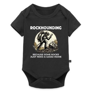 Rock Collecting Collector Geology Fossil Collector - Baby Premium short-sleeve bodysuit - black - Front