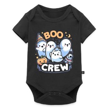 Buh-Crew - Baby Premium Kurzarmbody - Schwarz - Vorne