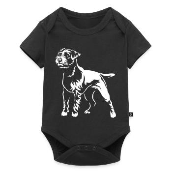 Parson Russell Terrier "BlackEdition" - Baby Premium short-sleeve bodysuit - black - Front