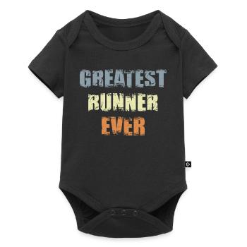 Best runner of all time - Baby Premium short-sleeve bodysuit - black - Front