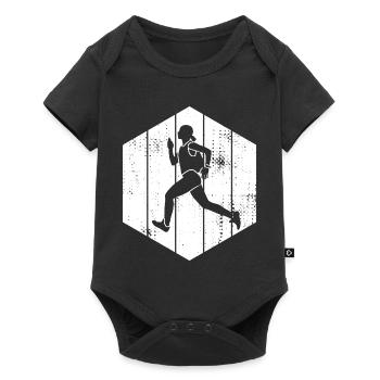 Runner Girl - Baby Premium short-sleeve bodysuit - black - Front
