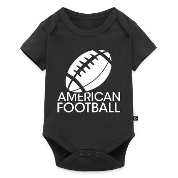 Football fan friends sports icon logo icon graphic - Baby Premium short-sleeve bodysuit - black - Front