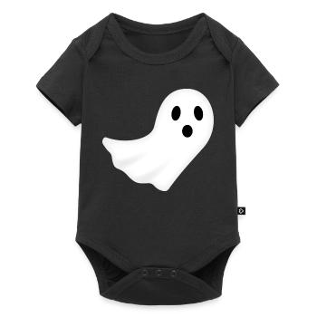 Fantôme Halloween Nuit Fantôme Effrayant - Body à manches courtes Premium Bébé - noir - Devant
