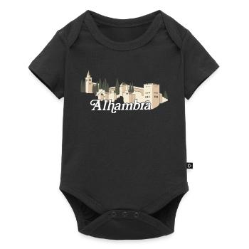 Alhambra (dark) - Baby Premium short-sleeve bodysuit - black - Front