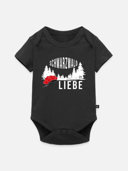 Schwarzwald Liebe - Baby Premium Kurzarmbody - Schwarz