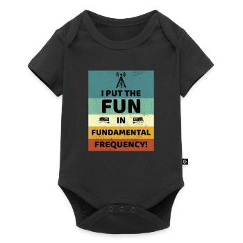 Amusez-vous avec la radio amateur à fréquence fondamentale - Body à manches courtes Premium Bébé - noir - Devant