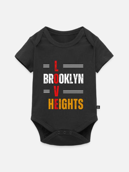 Liebe Brooklyn Heights - Baby Premium Kurzarmbody - Schwarz