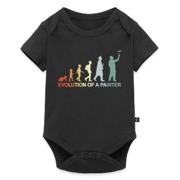 Painter Varnisher Evolution - Baby Premium short-sleeve bodysuit - black - Front